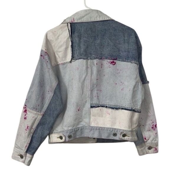 Levi's Light Blue Denim Oversized Jacket(Size XS) - Picture 3 of 13